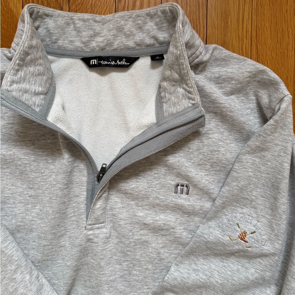 Men’s Travis Mathew Performance Q-Zip - Pinehills Golf Club